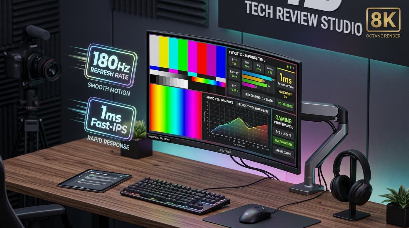Best Monitors for Work & Gaming: IPS vs 1000R Curved Shootout